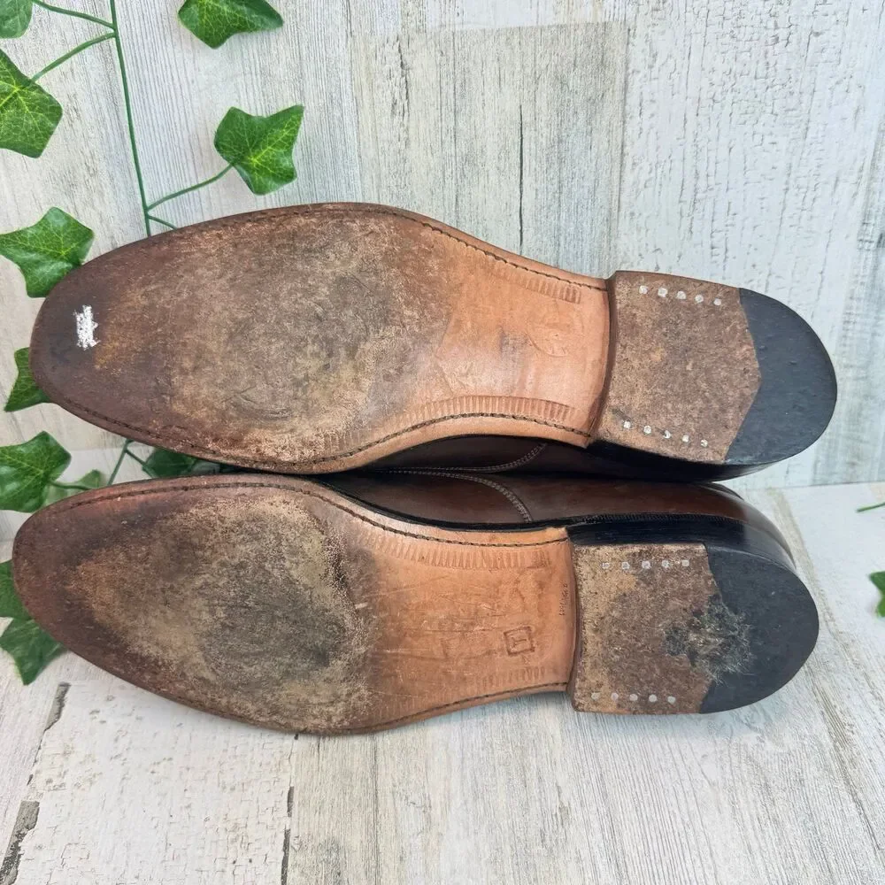 WHIPPET Mens Oxford Shoes brown Sz. 9.5E